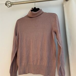 H&M Dusty Pink Turtleneck Sweater